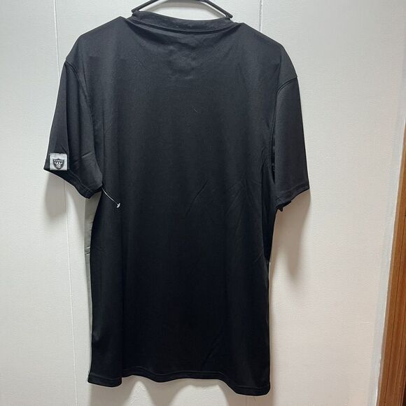 Las Vegas Raiders Shirt Mens Size Large Crew Neck Short Sleeve NFL Football NEW - Picture 6 of 6